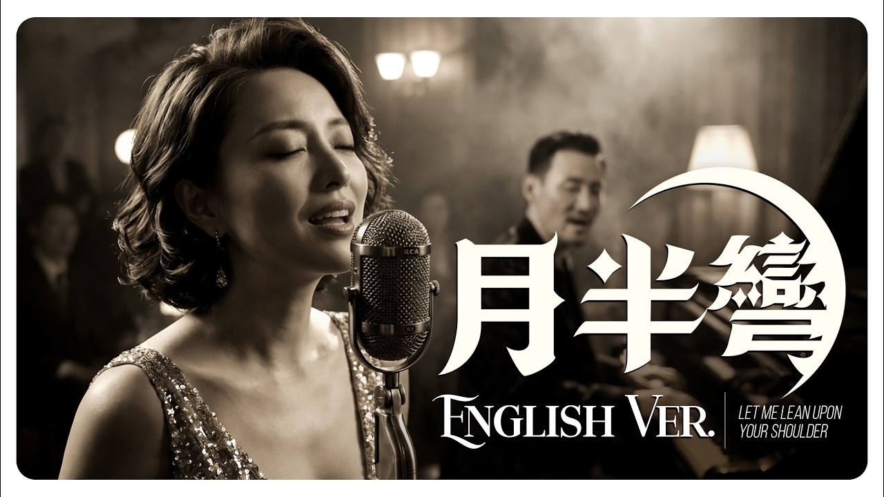 月半彎 (Let Me Lean Upon Your Shoulder) English Ver. - 張學友 Jacky Cheung | Jazz Duet Style AI Cover