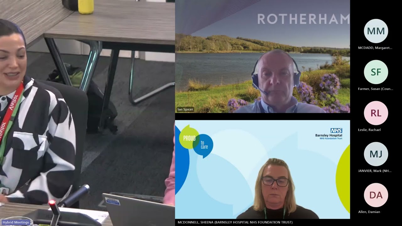 South Yorkshire Integrated Care Partnership Board Meeting May 2024