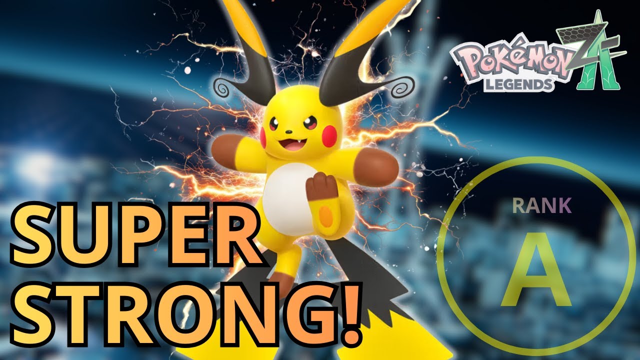 Мега Райчу СУПЕРМОЩНЫЙ в рейтинге Pokémon Legends ZA.