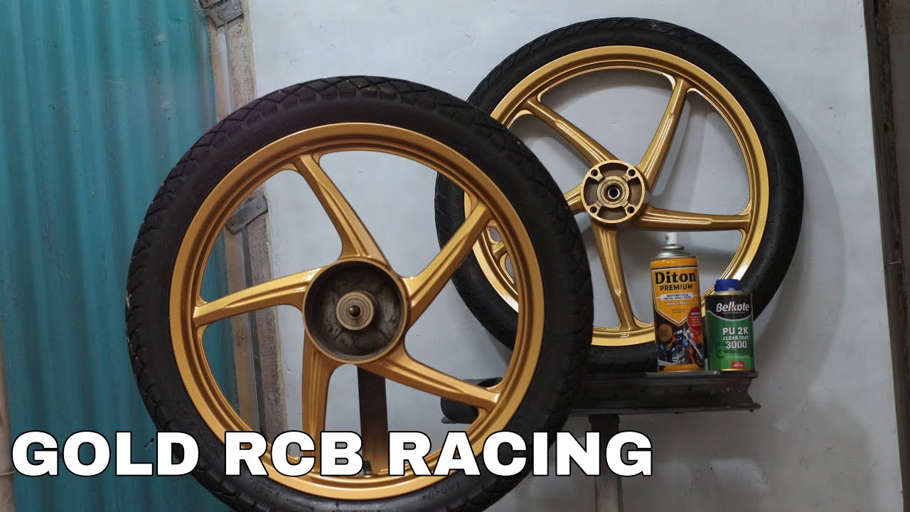 99% SAYA KASIH NAMA GOLD RCB | REPAINT VELG HARGA PANDEMI 😁 | DITON PREMIUM FT BELKOTE