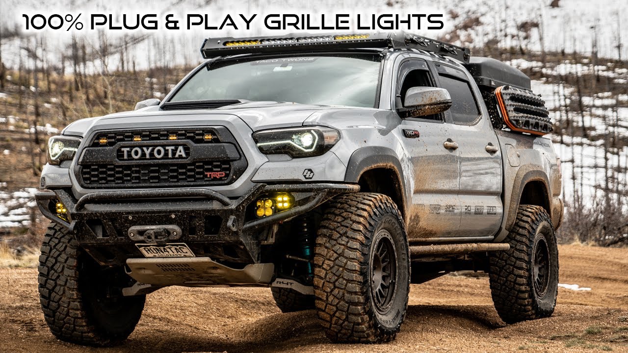 Tacoma TRD Pro Grille 100% DRL PLUG & PLAY Grille Lights (Raptor Lights)