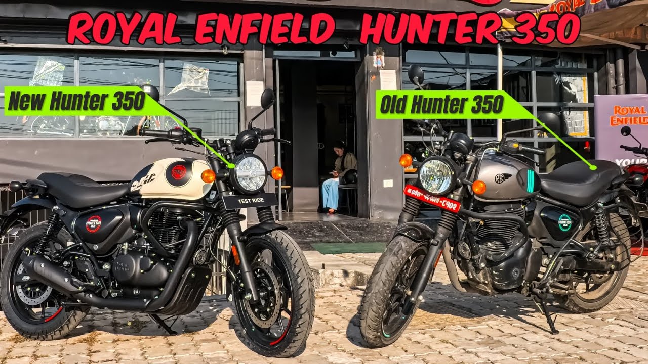 New🔥Royal Enfield Hunter 350 Vs Old Hunter 350🔥| Royal Enfield Hunter 350 review 