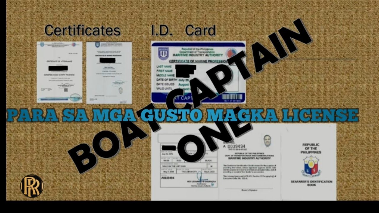 BOAT CAPTAIN ONE LICENSE