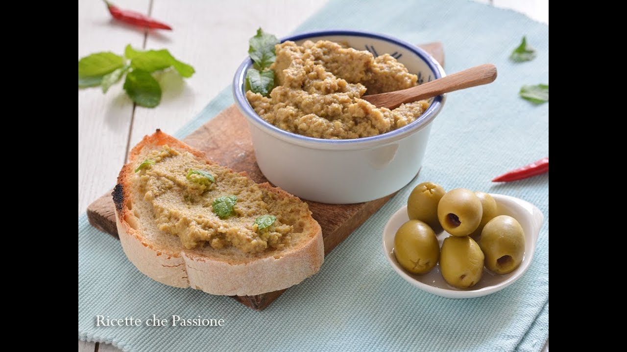 Patè di olive verdi - Ricette che Passione