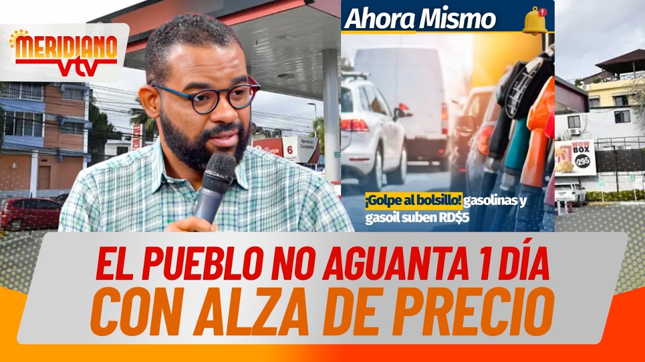 El pueblo no aguanta 1 dia mas con alza de precio