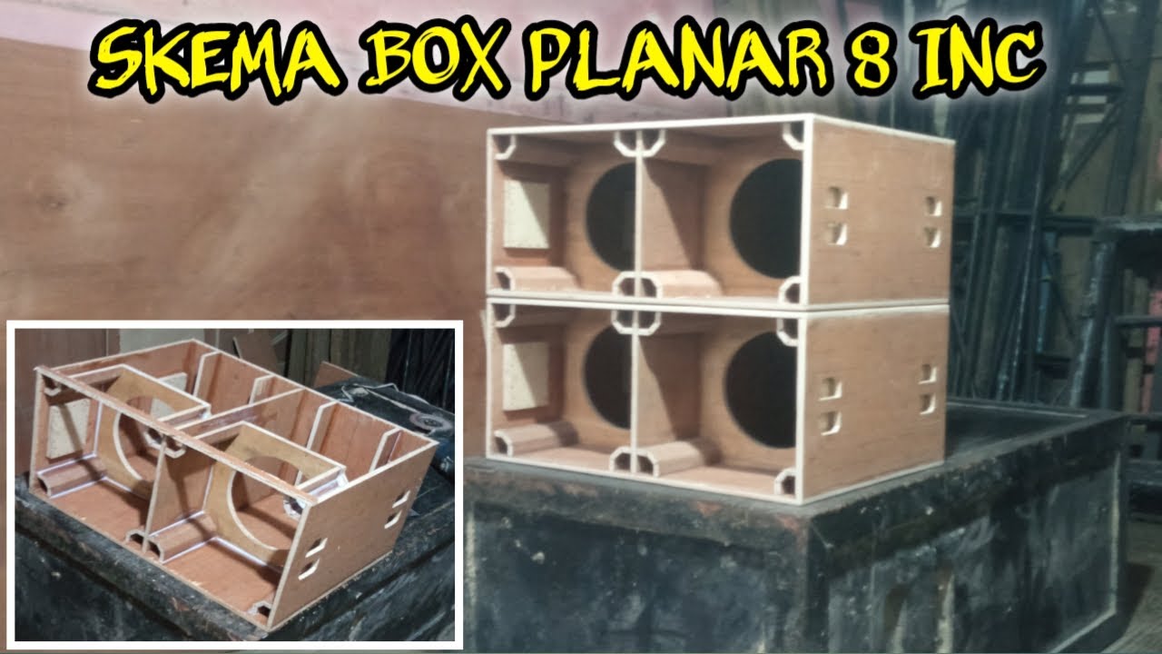 Sekema box pelanar 8inc versi brewog