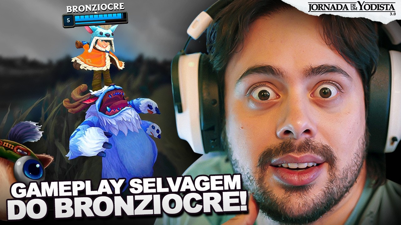 BRONZIOCRE E SUA GAMEPLAY SELVAGEM DE NUNU MID | JORNADA DE UM YODISTA 3.0 (EP. 39)