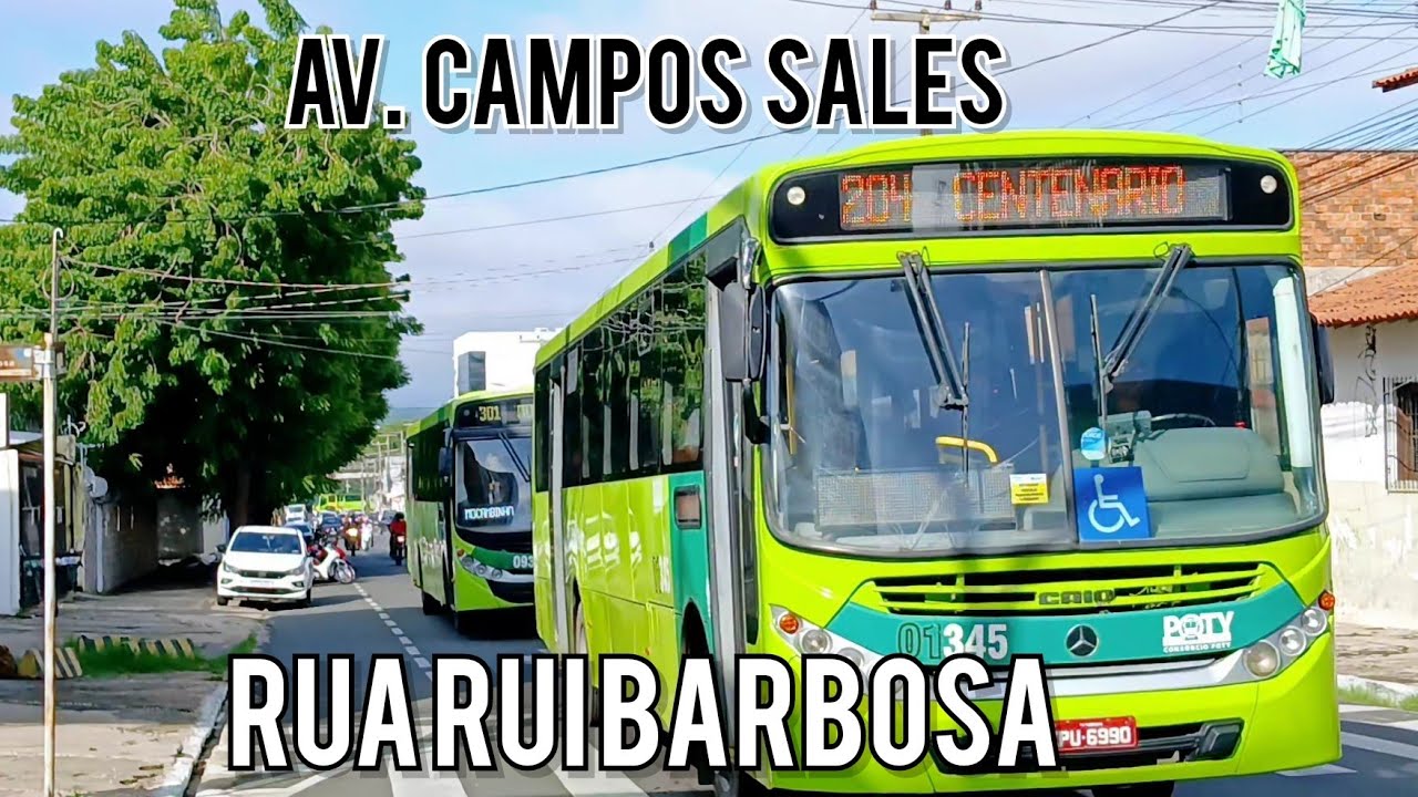 MOVIMENTAÇÃO DE ÔNIBUS #96 Avenida Campos sales Rua Rui Barbosa #movimentaçãodeônibus 