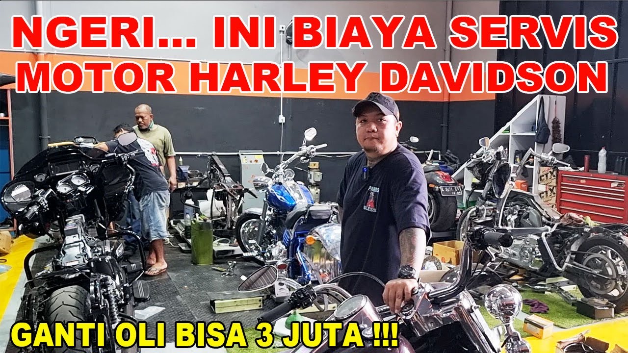 Ngerinya Biaya Servis Motor Harley - Ganti Oli Aja Bisa 3 Juta