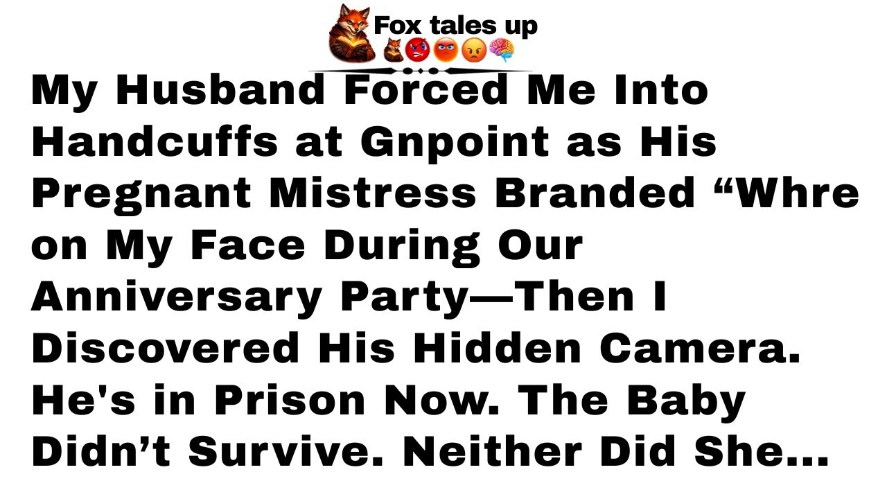 My Husband Forced Me Into Handcuffs at Gnpoint as His Pregnant Mistress Branded “Whre” on My...