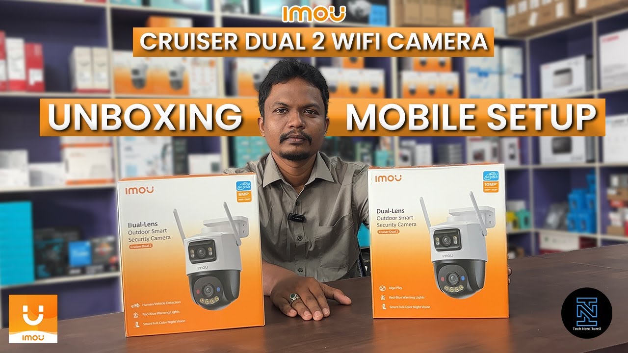இவ்ளோ Features ஒரே Camera‑ல 🤯?!﻿ IMOU Cruiser Dual 2 🚨 Unbox & Setup