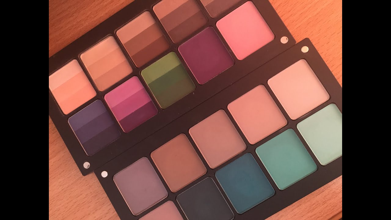 Обзор на матовые тени INGLOT (часть 1)