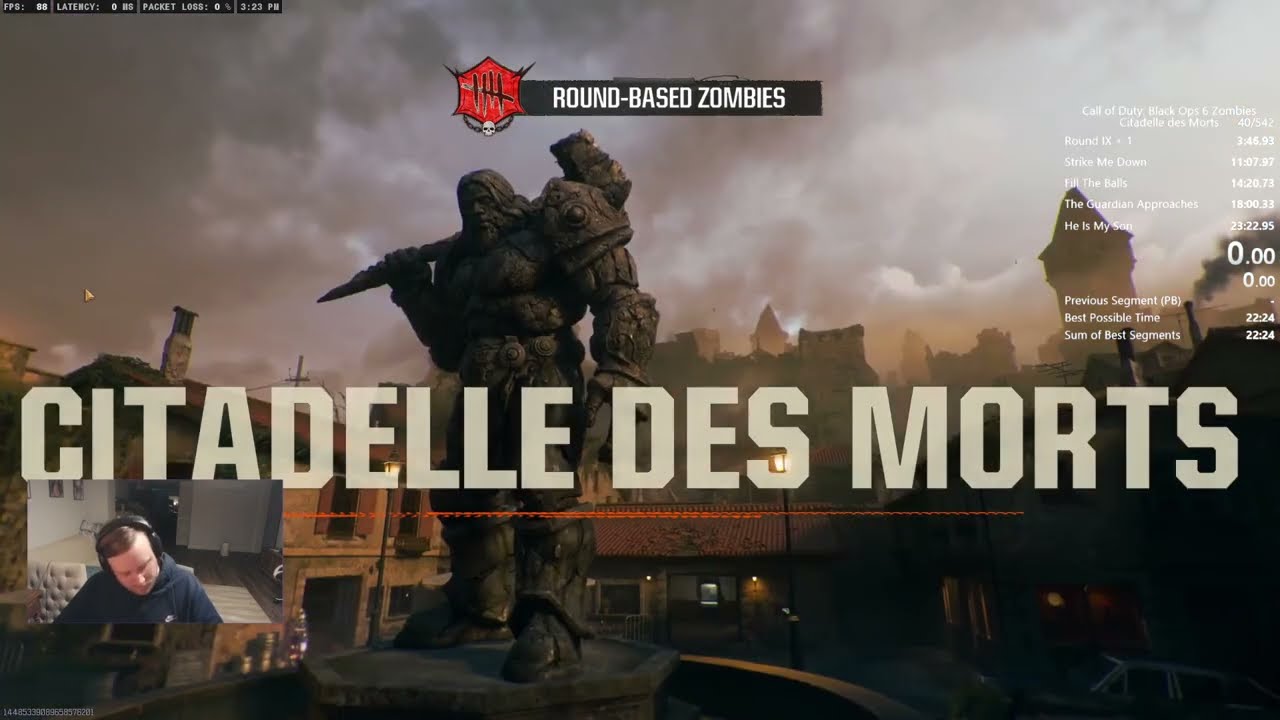 [BO6 Zombies] Citadelle des Morts EE Speedrun | 22:53