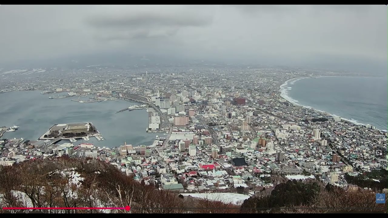 Mt Hakodate View of 12 Hrs in 3 Mins