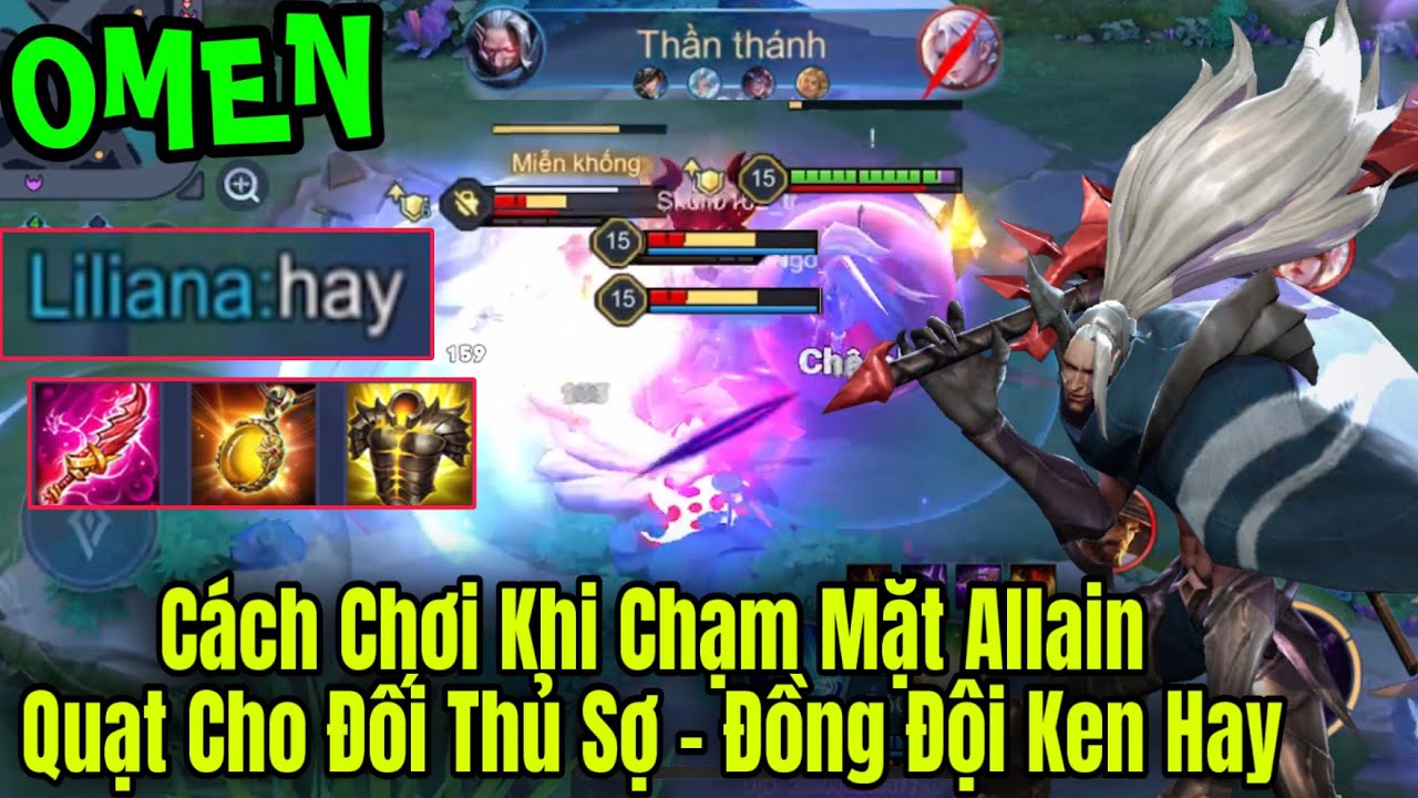OMEN Liên Quân || Ngọc và Đồ Mạnh Nhất Khắc Chế Khi Chạm Mặt ALLAIN Khiến Đồng Đội Phải Chat HAY