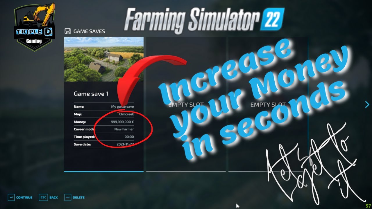 Farming Simulator 22 How to increase your money in seconds without adding 100 farms over & over