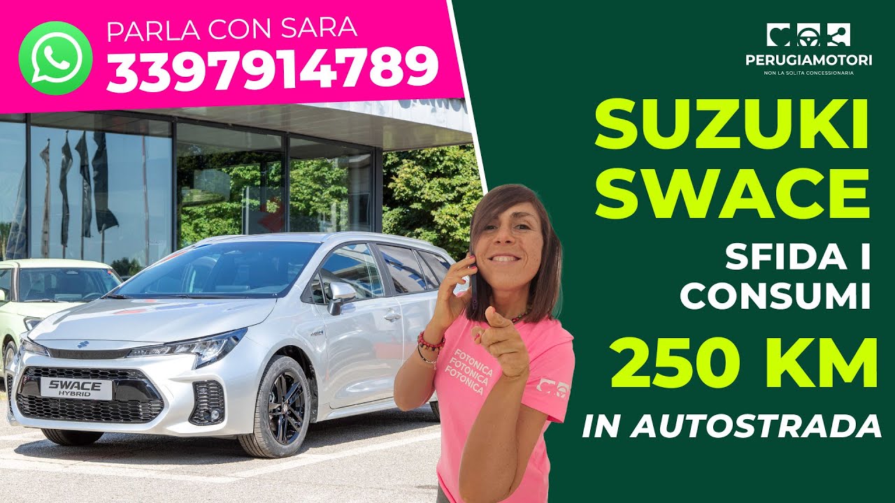 SUZUKI SWACE SFIDA I CONSUMI: TEST DRIVE 250 KM DA PERUGIA A BOLOGNA