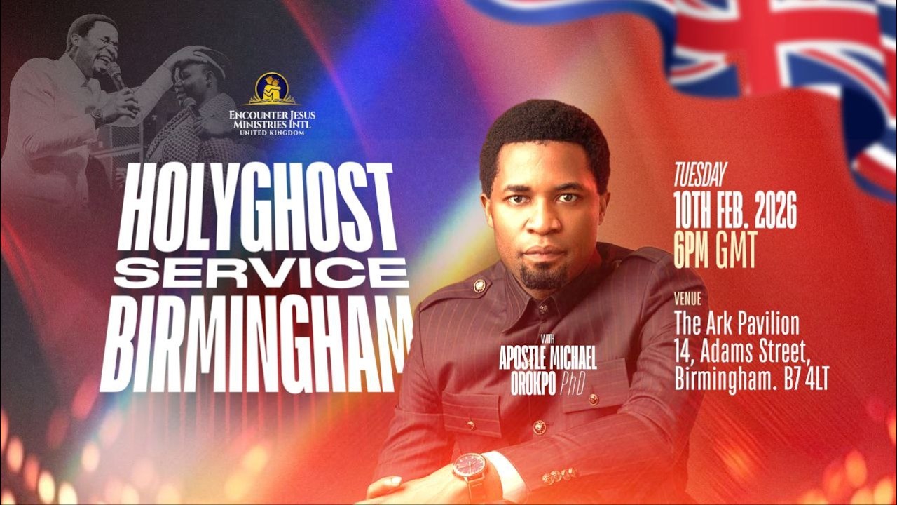 HOLYGHOST SERVICE BIRMINGHAM || 10.02.2026 || Apostle Michael Orokpo. Phd