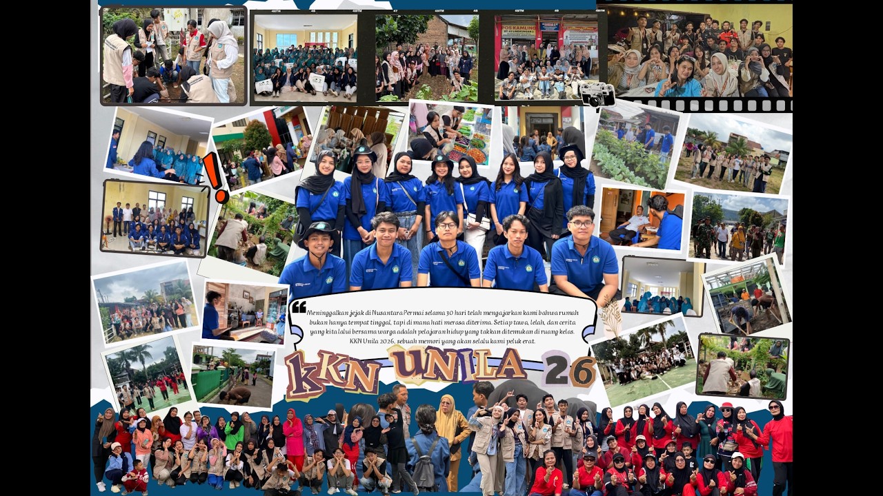 Jejak Pengabdian – After Movie KKN Universitas Lampung Periode I 2026 │Kelompok Nusantara Permai 2