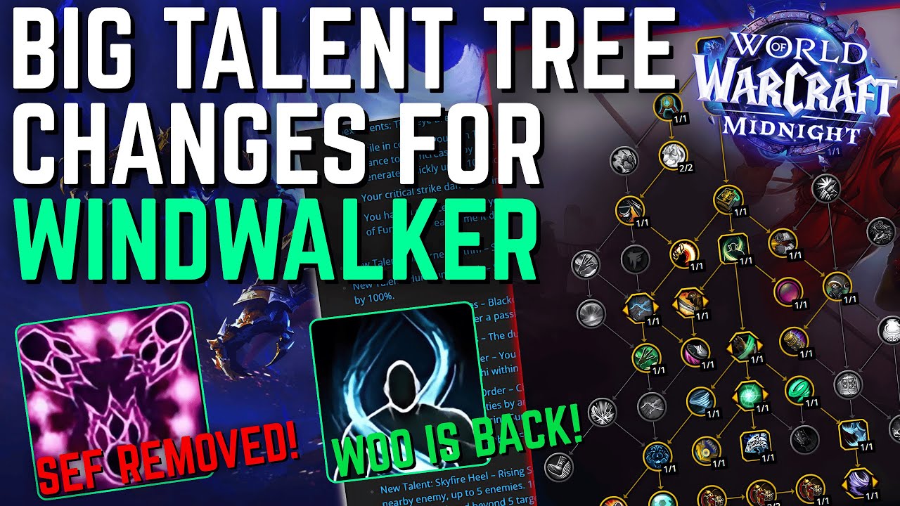 Windwalker Monk MIDNIGHT Changes In 8 Minutes