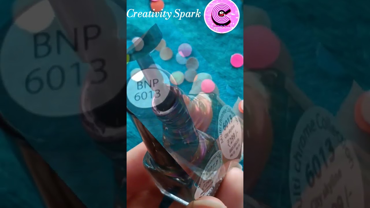 Beromt Nail Art Polish Review// Multi Chrome Nail Polish #nailart #shorts2023 @beromtcosmetic