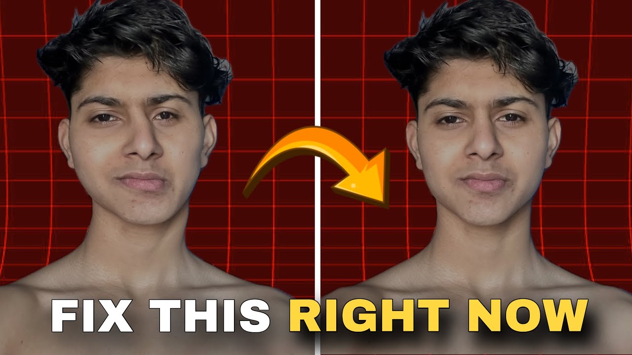 HOW to fix Asymmetrical/Uneven Face Naturally [HINDI]