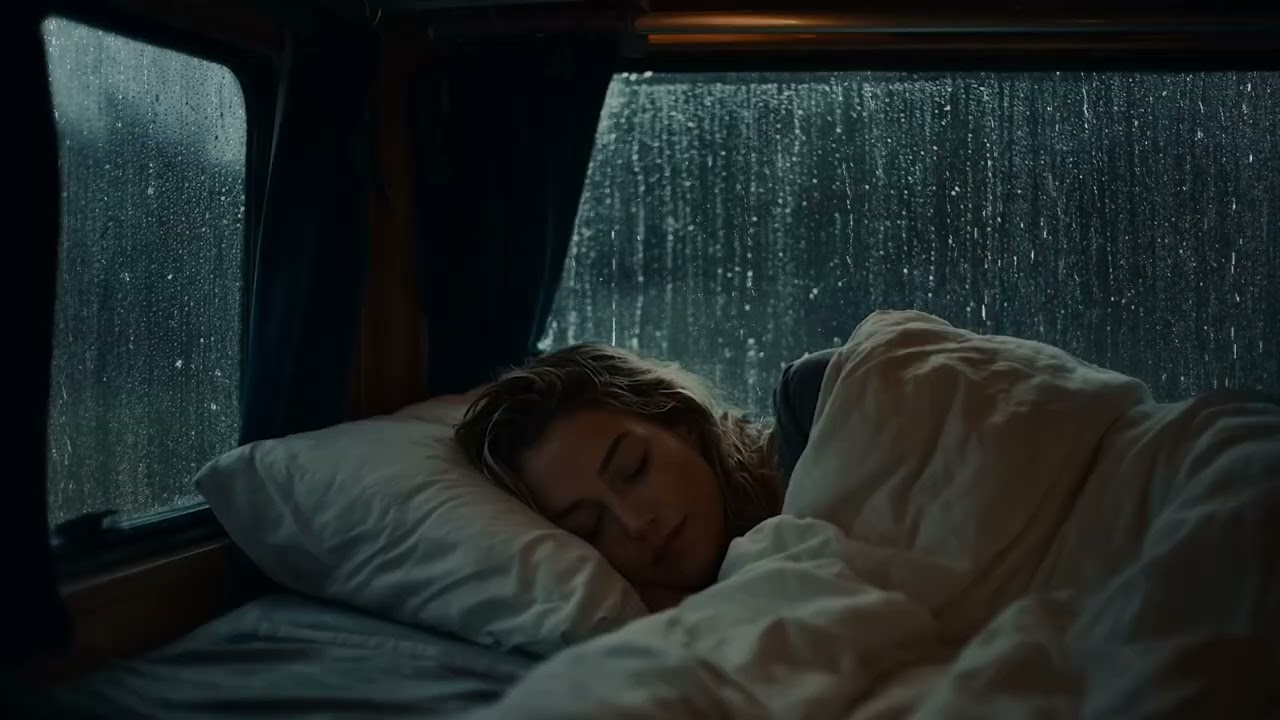 ⚡️ Rain Sounds on Car Window with Thunder | Deep Sleep, Relaxation, and Stress Relief | White Noise