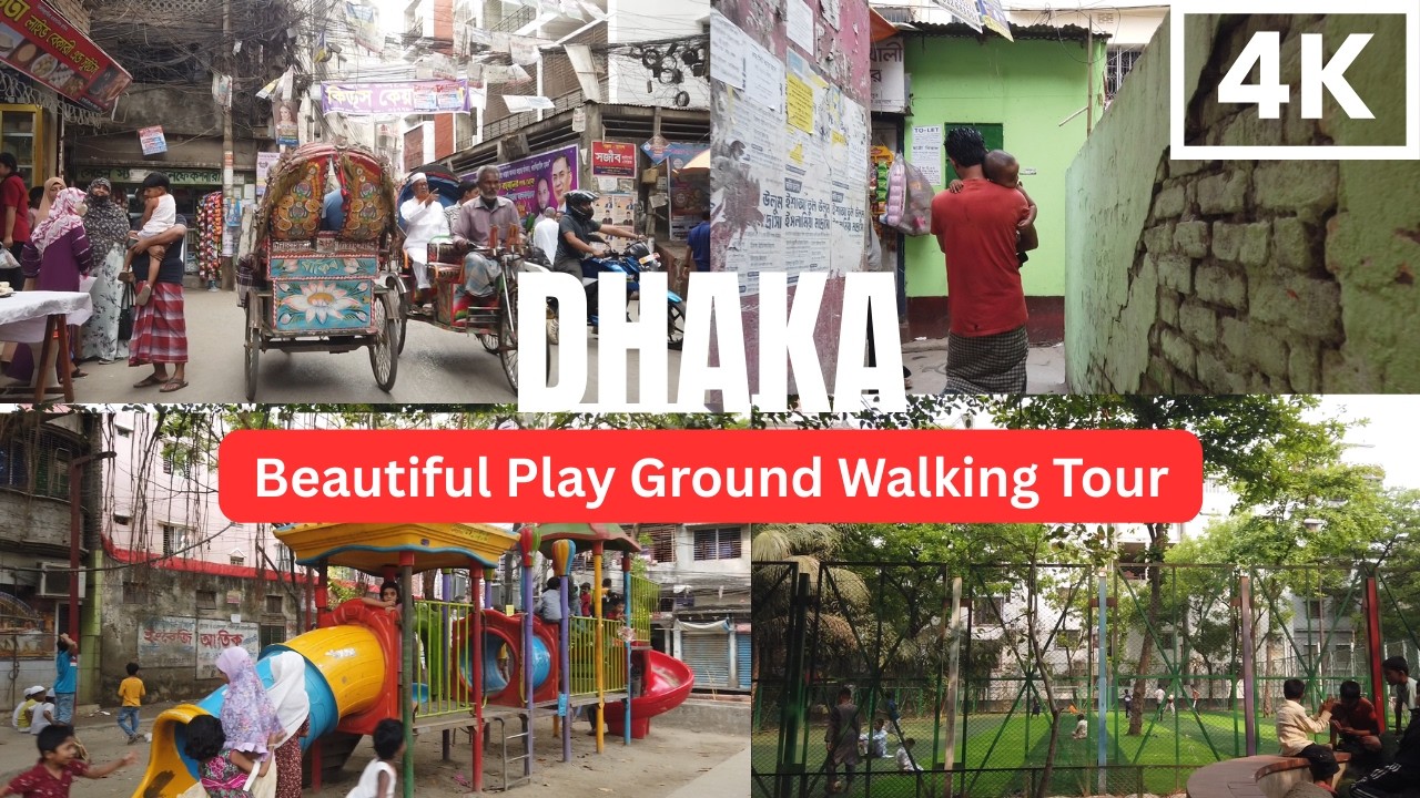 Dhaka Hidden Beautiful Play Ground For Kid And Teen Ages People,Azimpur Rasul Bag And BotTola Waking