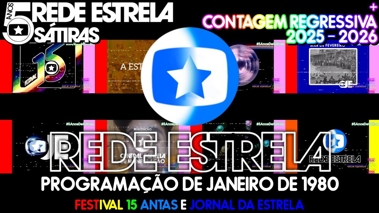 [ÚLTIMO VÍDEO DE 2025] Sátiras #19. Programação Estrelar/Janeiro de 1980 (COM CONTAGEM REGRESSIVA)