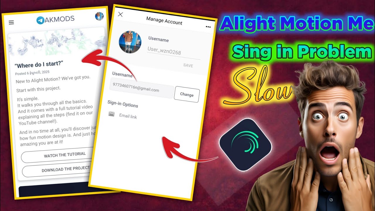 Alight Motion  🥺Me Sing Up Kaise Kare 2025 ||Alight Motion Sing Up Problem Slow || #alightmotion
