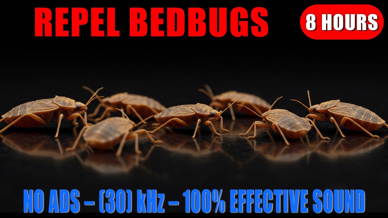 SOUND TO REPEL BEDBUGS 🚫🪲 100% EFFECTIVE ULTRASONIC REPELLENT