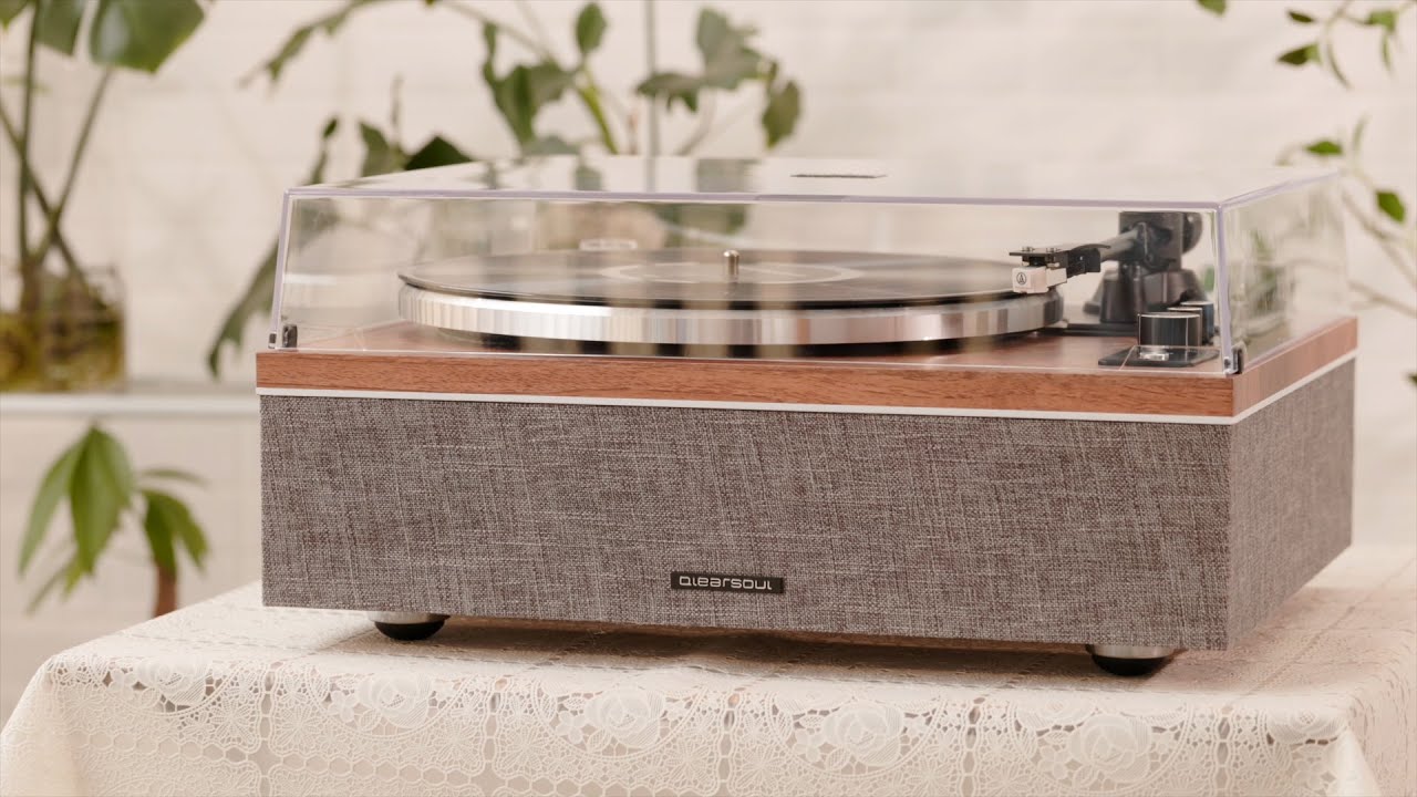 Qlearsoul ONE-S Vinyl Record Player | Begin Every Beautiful Day with the Music You Love