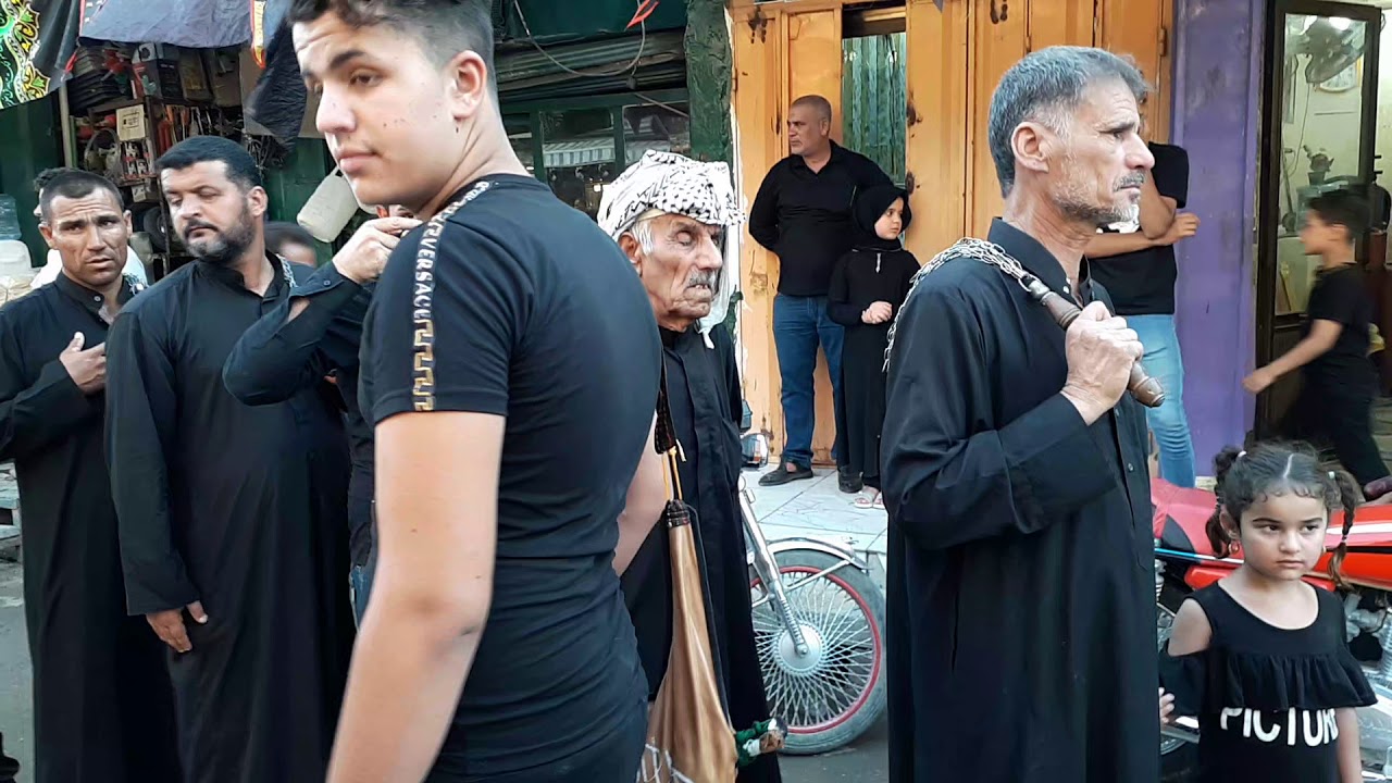 موكب ابو الفضل العباس قضاء الرفاعي للزنجيل احر التعازي