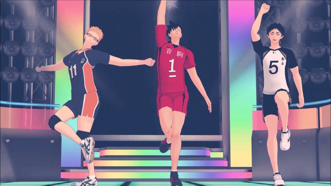 【MMDHQ!!】『 ハイキュー!! 』TSUKISHIMA ･ KUROO ･ AKAASHI | STEP