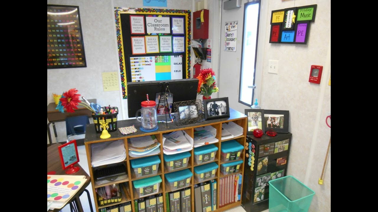 CLASSROOM SETUP | In a Portable |First Grade