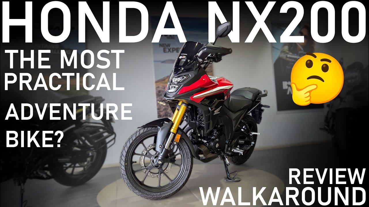 HONDA NX 200 WALKAROUND REVIEW | THE MOST PRACTICAL ADVENTURE BIKE? 🤔