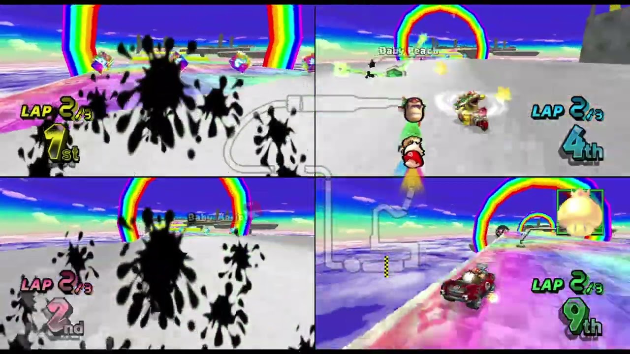 Mario Kart Wii Custom Tracks ✦ 4 Players #574