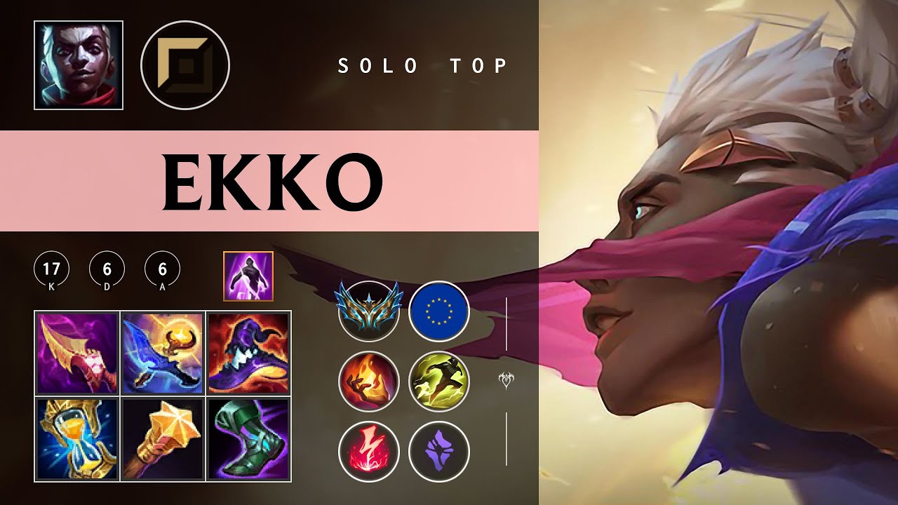 Ekko Top vs Fiora - EUW Challenger Patch 26.01