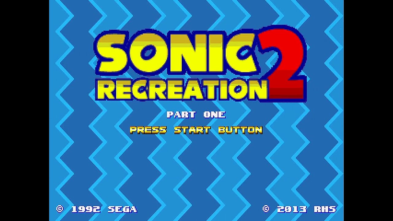 Sonic 2 Recreation Part One: Mega Drive Longplay