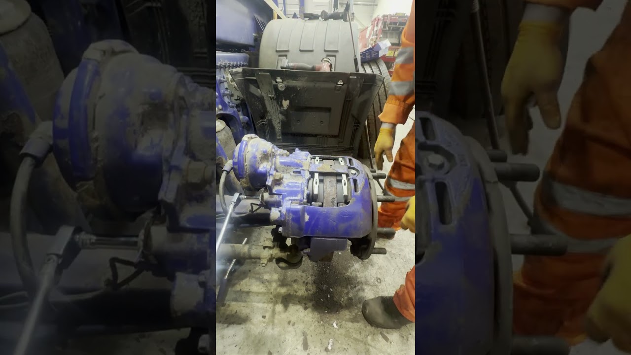 Re-Line/Brake pad change on a Volvo FH16
