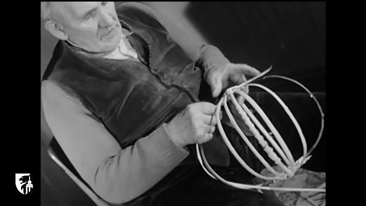 La fabrication de vannerie de coudrier à Stoumont (1957) - Enquête du Musée de la Vie wallonne