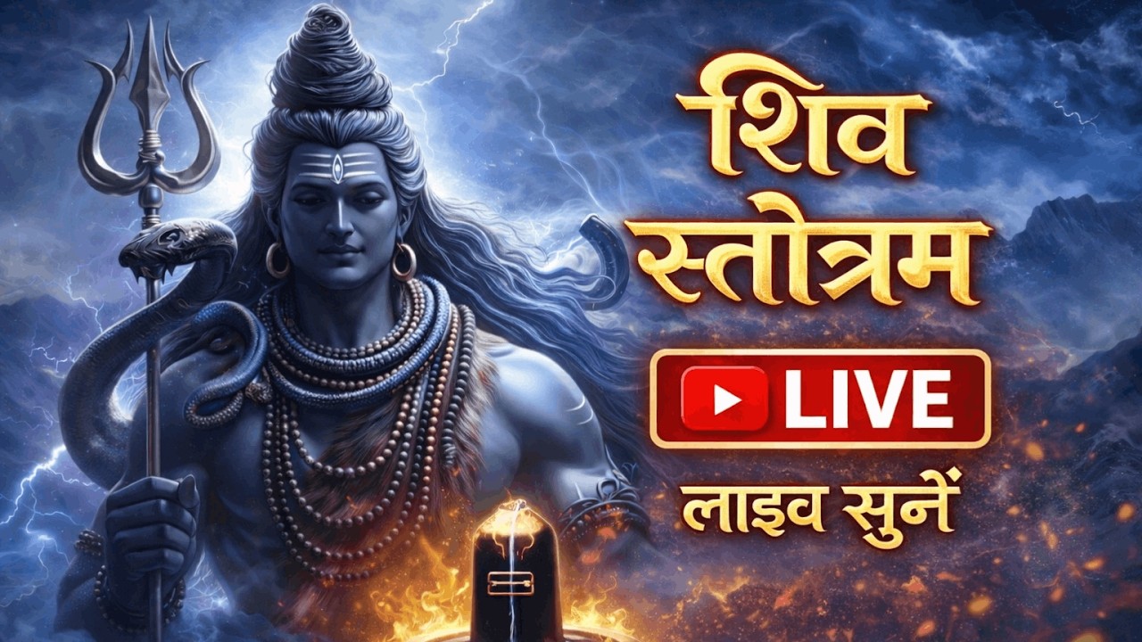 🔴 शिव स्तोत्रम LIVE | Powerful Shiv Stotram | सुबह सुनें और पाएँ शांति व सफलता