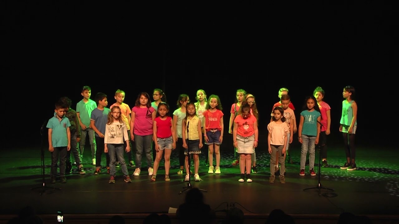 Spectacle de l'élémentaire du Petit Moulin - 4 juin 2018