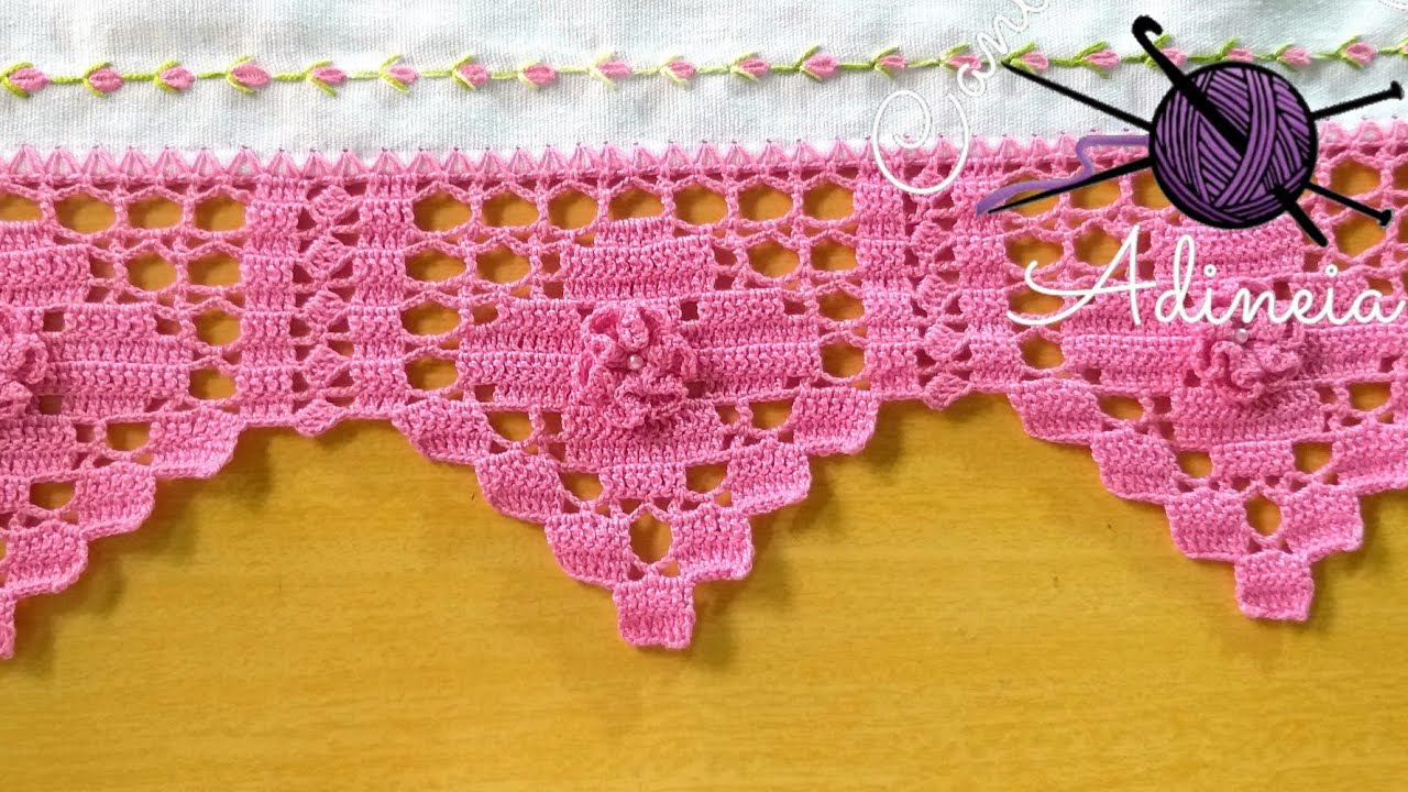 ✅🌹Fiz para minhas CLIENTES e foi um SUCESSO bico de #crochet  floral (NÃO SOU PROFESSORA)#146