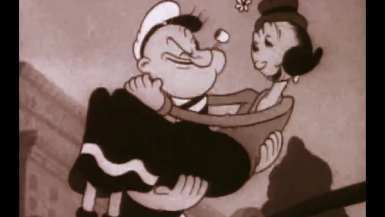😂 Popeye on His FIRST DATE Ever? Things Go Wild in “A Date to Skate” | Vintage Comedy 