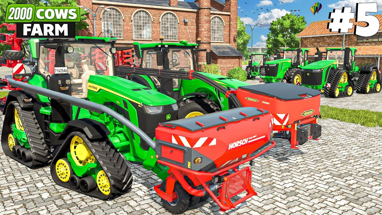 I Upgraded THE FARM with New EQUIPMENT | 2000 COWS FARM | Farming Simulator 25