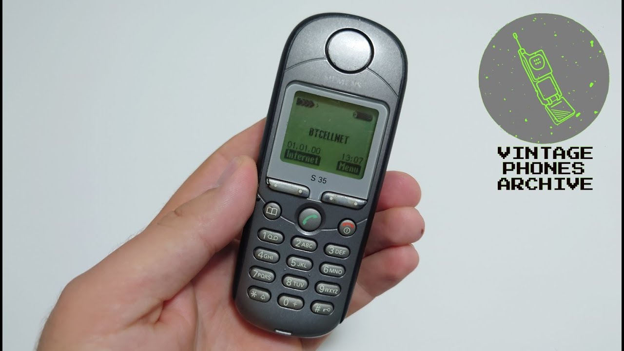 Siemens S35 Mobile phone menu browse, ringtones, games, wallpapers