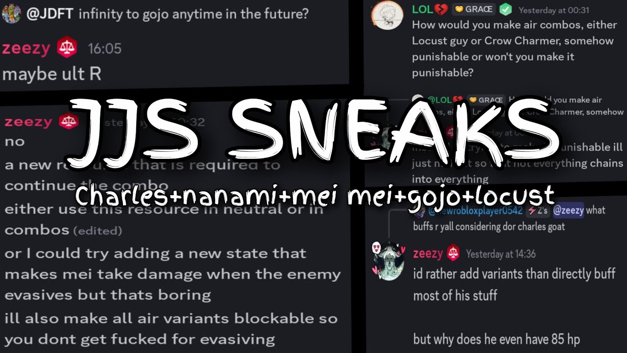 New Sneaks! Gojo Infinity, Mei Mei Rework & More 👀