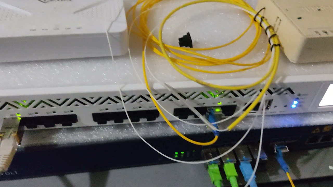 Fibra ÓPTICA V-SOL GPON + CCR1016 + ONT Distintas Marcas. VSOL OLT GPON. ONU LABORATORIO - MIKROTIK