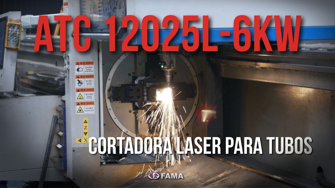 Cortadora de fibra láser para tubos ATC12025L-6KW l FAMASA